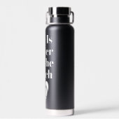 絶縁されたビーチの方がカスタム命だ ウォーターボトル (背面)