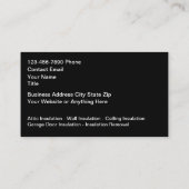 絶縁サービスコンタクター名刺 名刺 (裏面)