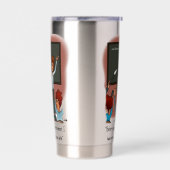 絶縁タンブラーのステンレス鋼で私を取る 保温保冷タンブラー (左面)