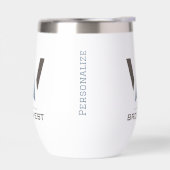 絶縁ワインタンブラー – ビッグロゴ (左面)