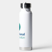 絶縁水ボトルポップ・アートのとストロー – IVHロゴ ウォーターボトル (左面)