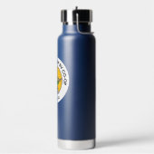 絶縁水ボトル(25 ozポップ・アートの/アップストロー) ウォーターボトル (左面)