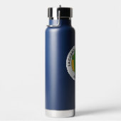 絶縁水ボトル(25 ozポップ・アートの/アップストロー) ウォーターボトル (右面)