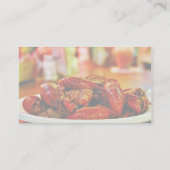 絶頂のカキの家のCrawfish 名刺 (裏面)