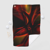 絹すごい色か風変わり霧のトーンの暗赤色の断片 ゴルフタオル (インサイチュ)