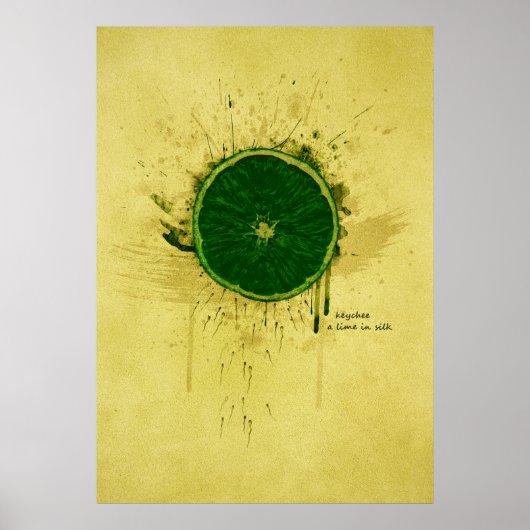 絹でライムをキーチ ポスター (正面)