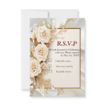 絹に白い花と真珠を付けたお祝い