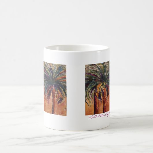 絹のやしマグ コーヒーマグカップ (中央)