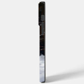 絹のようなテリアが雪のクリスマスを許した Case-Mate iPhoneケース (裏面 / 左)