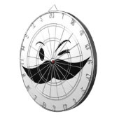 絹のような口ひげ ダーツボード (正面右)