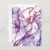 絹のような抽象芸術 ポストカード (正面/裏面)