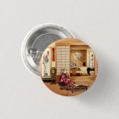 絹のような米粉 缶バッジ (正面&裏面)