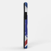 絹の効果の英国国旗の風化させたモダンなターゲット Case-Mate iPhoneケース (裏面/右)