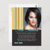 絹の滑らかな髪 ポストカード (正面/裏面)