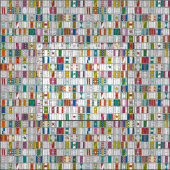 絹の競争 ファブリック (タイル)