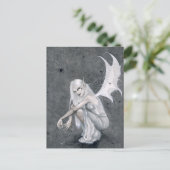 絹の糸の郵便はがき ポストカード (スタンド正面)