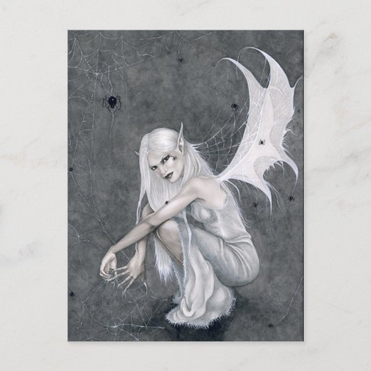 絹の糸の郵便はがき ポストカード (正面)