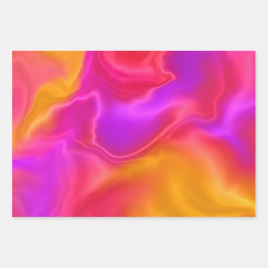 絹の紙で包むプリント ラッピングペーパーシート (正面)