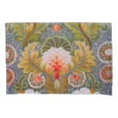 絹の緑の刺繍の芸術 枕カバー (正面)