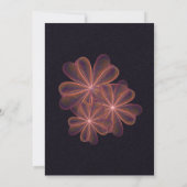 絹の花の結婚 招待状 (裏面)