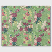 絹カラフル模様 ラッピングペーパー (フラット)