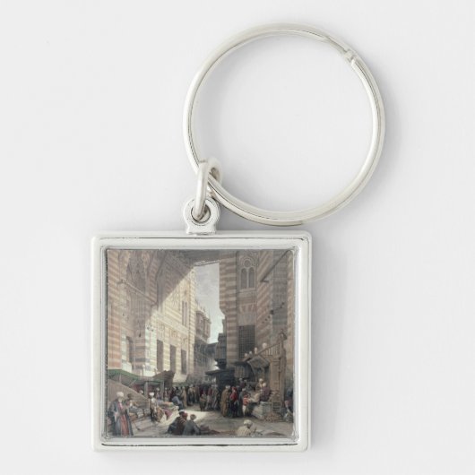 絹商人のバザー、"エジプトaからのカイロ、 キーホルダー (正面)
