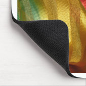 絹数々の色の布 マウスパッド (コーナー)