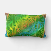 絹文様 ランバークッション (裏面)