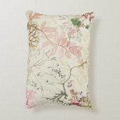 絹材料のための海藻デザイン(w/c紙で) アクセントクッション (裏面(縦))