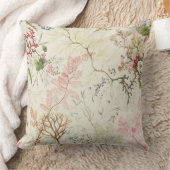 絹材料のための海藻デザイン(w/c紙で) クッション (ブランケット)