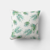 絹模様「松の枝」 クッション (正面)