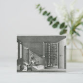 絹糸を歪める、百科事典の挿絵 ポストカード (スタンド正面)