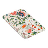 絹素晴らし中国の花デザイン18世紀中葉 マグネット (右側)