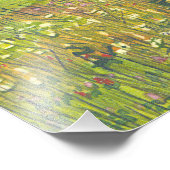 絹絵画に松の水彩 フォトプリント            (角)