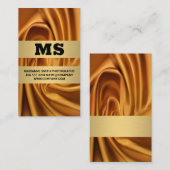 絹金ゴールド布 名刺 (正面/裏面)