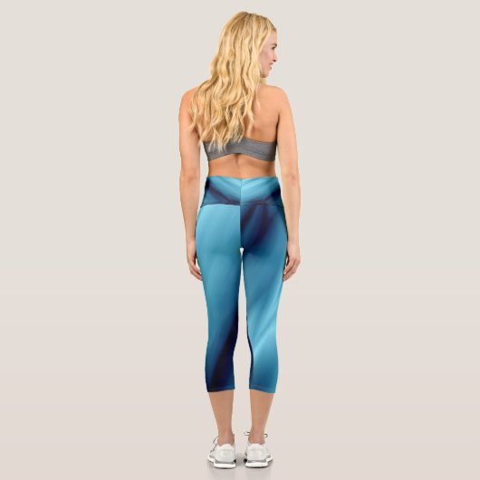 絹 カプリレギンス (裏面)