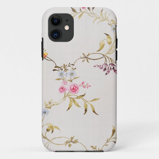 絹mのためのカーネーションそしてバラの花柄 Case-Mate iPhoneケース (裏面)