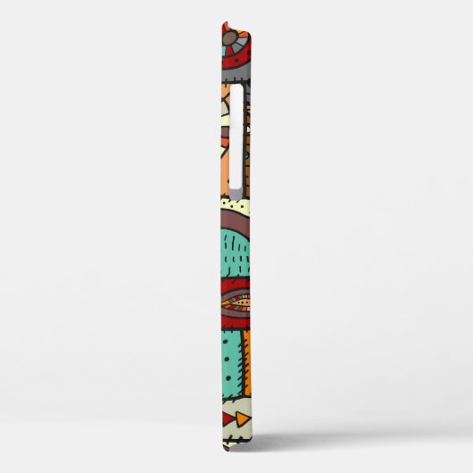 継ぎはぎのスタイル。民族 Case-Mate iPhoneケース (裏面 / 左)