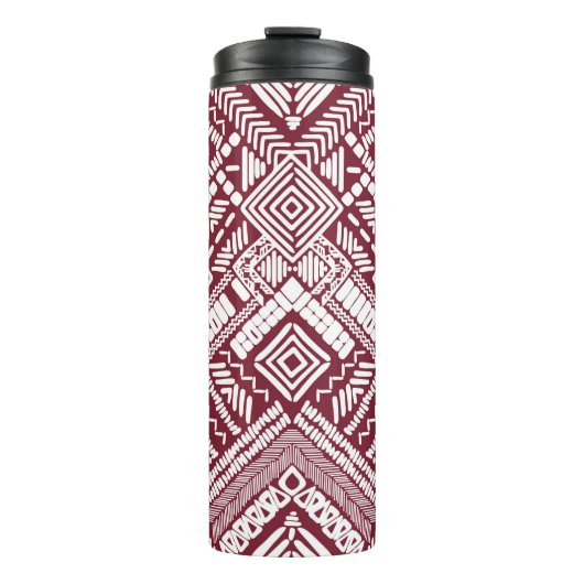 継ぎアステカ目なしパターン タンブラー (正面)