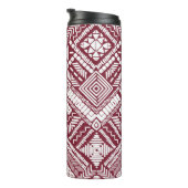 継ぎアステカ目なしパターン タンブラー (回転右)