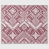 継ぎアステカ目なしパターン ラッピングペーパー (フラット)