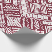 継ぎアステカ目なしパターン ラッピングペーパー (角)