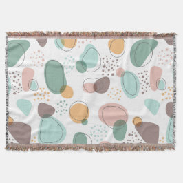 継ぎオーガニック目のないパターン スローブランケット