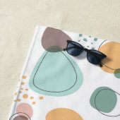 継ぎオーガニック目のないパターン ビーチタオル (インサイチュ)