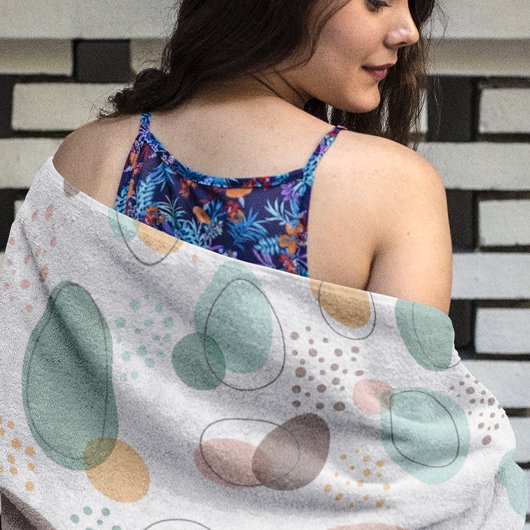 継ぎオーガニック目のないパターン ビーチタオル