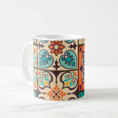 継ぎカラフルぎ合わせイスラム大聖堂 コーヒーマグカップ (正面左)