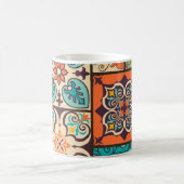 継ぎカラフルぎ合わせイスラム大聖堂 コーヒーマグカップ (中央)