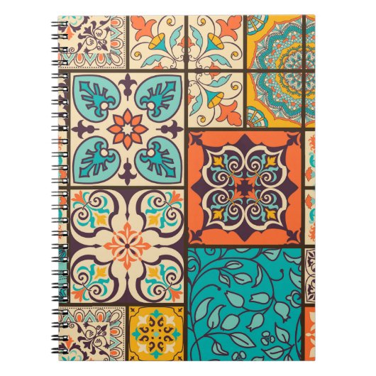 継ぎカラフルぎ合わせイスラム大聖堂 ノートブック (正面)