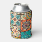 継ぎカラフルぎ合わせイスラム大聖堂 缶クーラー (缶正面)