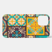 継ぎカラフル目のないイスラムのタイル Case-Mate iPhoneケース (裏面 (横))